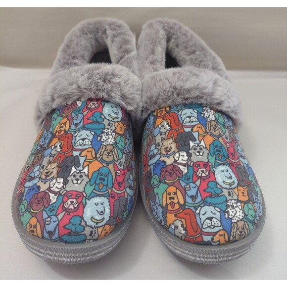 Bobs for Skechers Pooch Parade Too Cozy Slippers Women's Size 8.5 NWT - Picture 2 of 8